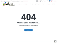 Tablet Screenshot of akinambalaj.com